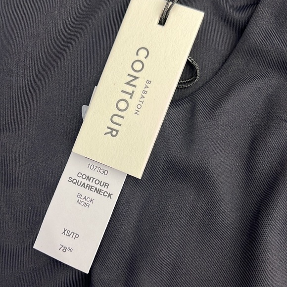 Aritzia color black Contour Squareneck Romper - Picture 2 of 6